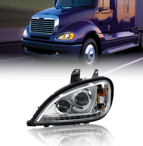 LED Headlight for 1996-2017 Freightliner Columbia | Replacement Freightliner A06-32496-004 | Left Aftermarketus Headlights