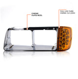 Headlight Bezel with Led Turn Signal for Freightliner FLD - Left