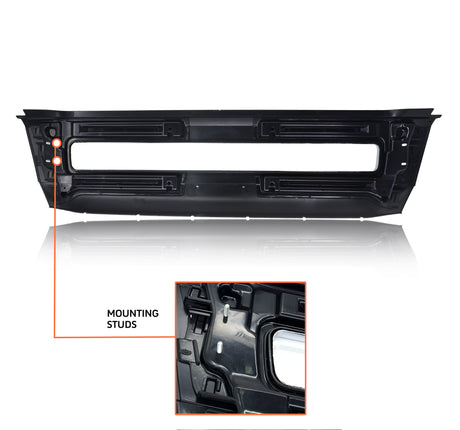Front Bumper Set (Without Fog Light Holes) Replacement for 2004–2015 Volvo VNL Semi Trucks Aftermarketus Bumpers