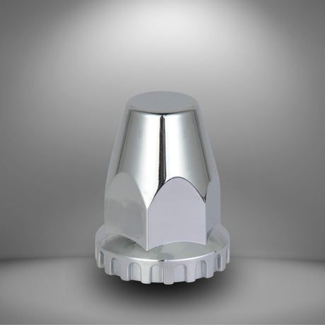 Front Axle Wheel Cover with Standard Hubcap – 33mm Lug Nut Cover - Chrome - Aftermarketus Torque Lug Nut & Wheel Axle Covers