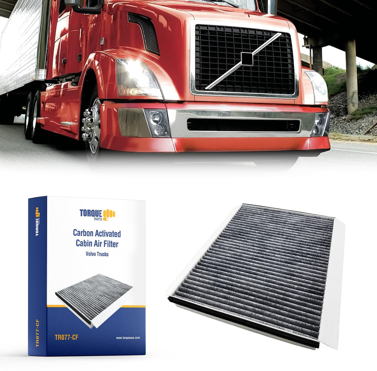 Cabin Air Filter for Volvo Trucks | Replacement Fleetguard AF26405 WIX 49084 Volvo 20435801 Aftermarketus Cabin Air Filters