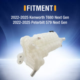 Coolant Reservoir Tank for 2022-2025 Kenworth T680 579 Next Gen | Replacement 575.1044