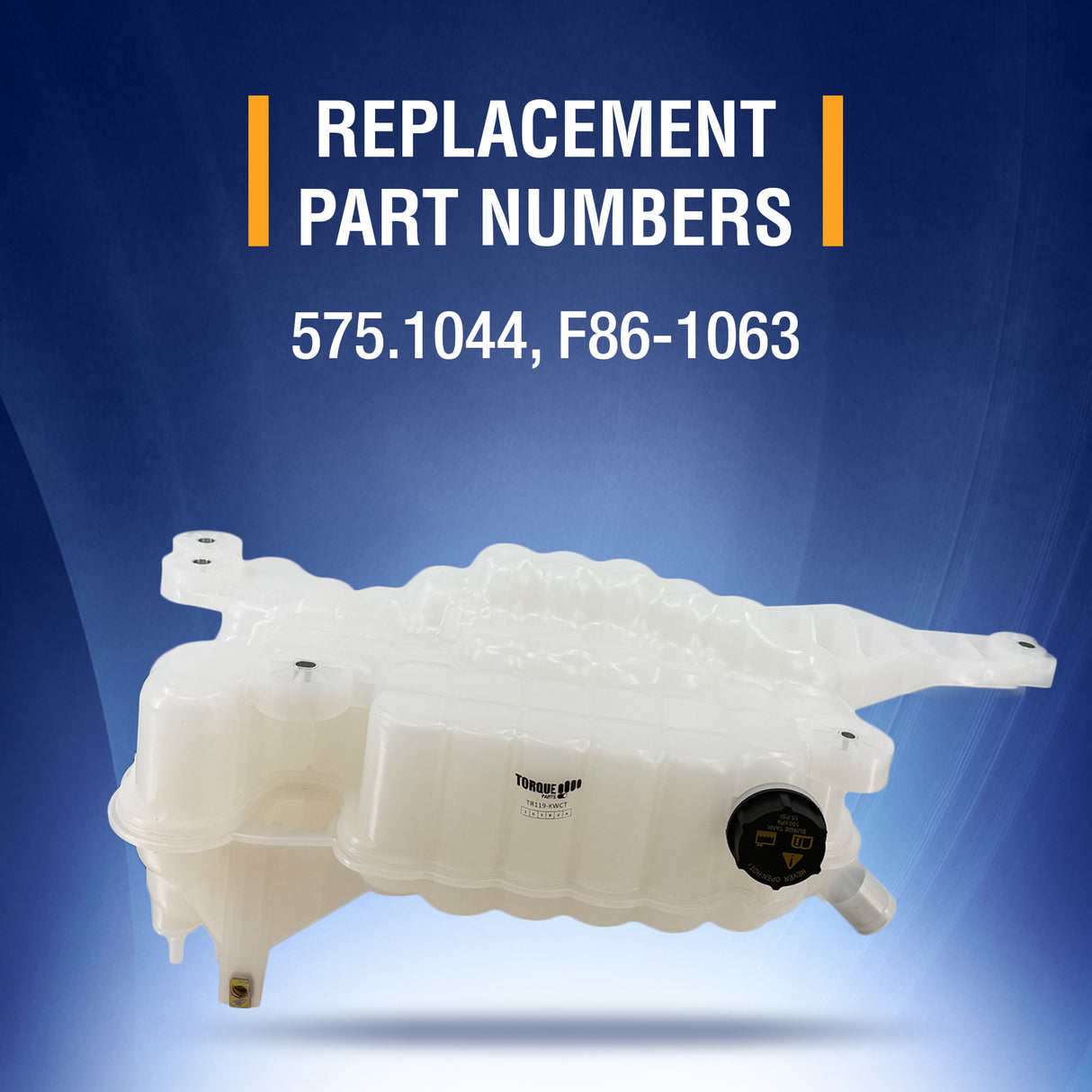 Coolant Reservoir Tank for 2022-2025 Kenworth T680 579 Next Gen | Replacement 575.1044
