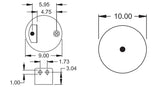 TORQUE Air Spring Bag for Navistar (Replaces Firestone 1190)