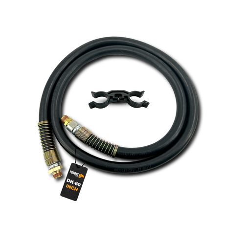 Air Brake Hose for Semi Trucks | 1/2” x 3/8” NPT Swivel Rubber Air Brake Line Assembly | with Separator Aftermarketus ABS Cables