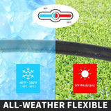 3/8" x 50 FT Rubber Air Brake Hose with 10 PCS Hose Separators | Replacement Continental 9003006