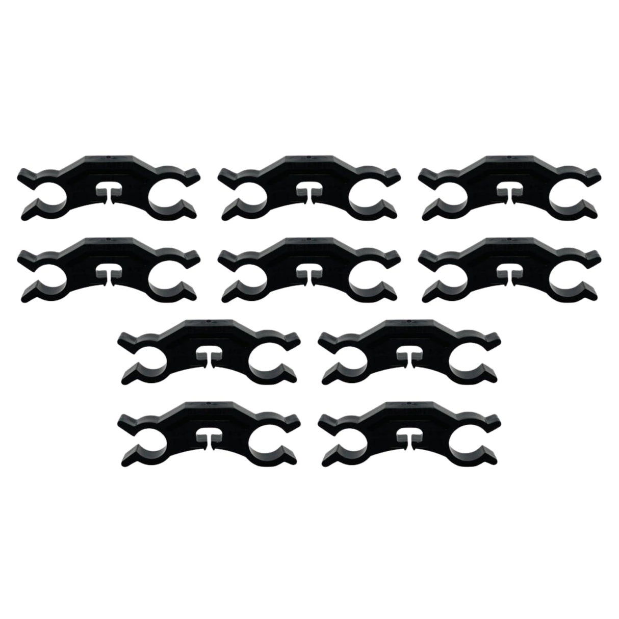 3/8" x 50 FT Rubber Air Brake Hose with 10 PCS Hose Separators | Replacement Continental 9003006