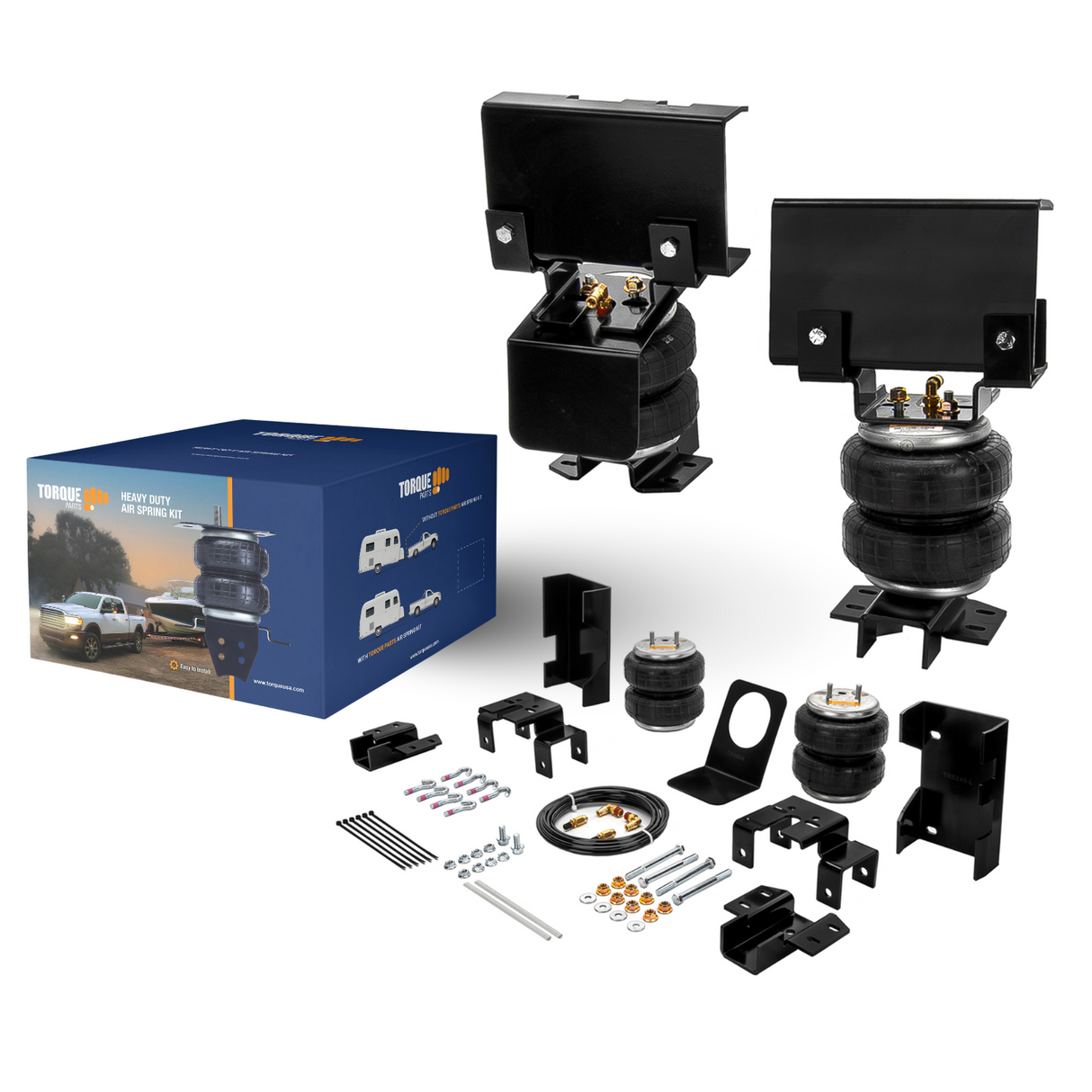 Air Bag Suspension Kit For 2005-2006 Chevy Silverado 1500HD Works As Airlift 57250 Aftermarketus Air Helper Kits for Pick-up(s)