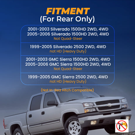 Air Bag Suspension Kit For 1999-2005 GMC Sierra 2500 Works As Airlift 57250 Aftermarketus Air Helper Kits for Pick-up(s)