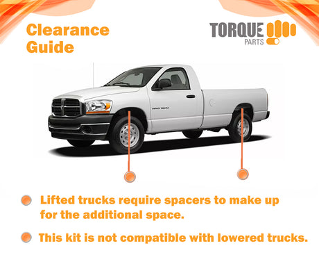 TORQUE Air Spring Bag Kit Replaces Ride-Rite 2299 - AFTERMARKETUS Torque Air Helper Kits for Pick-up(s)