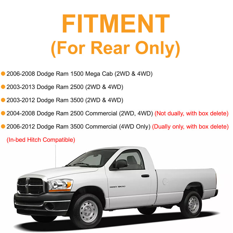10-13 RAM 2500 Replaces Firestone Ride-Rite 2299 Air Spring - AFTERMARKETUS Torque Air Helper Kits for Pick-up(s)