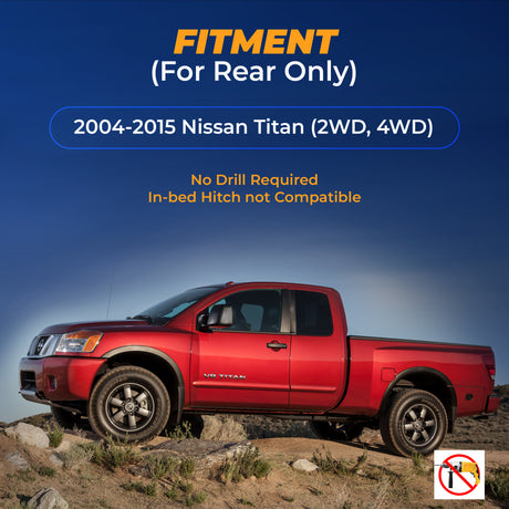 7,500 lbs Air Bag Suspension Kit for 2004-2015 Nissan Titan - Aftermarketus Torque Air Helper Kits for Pick-up(s)