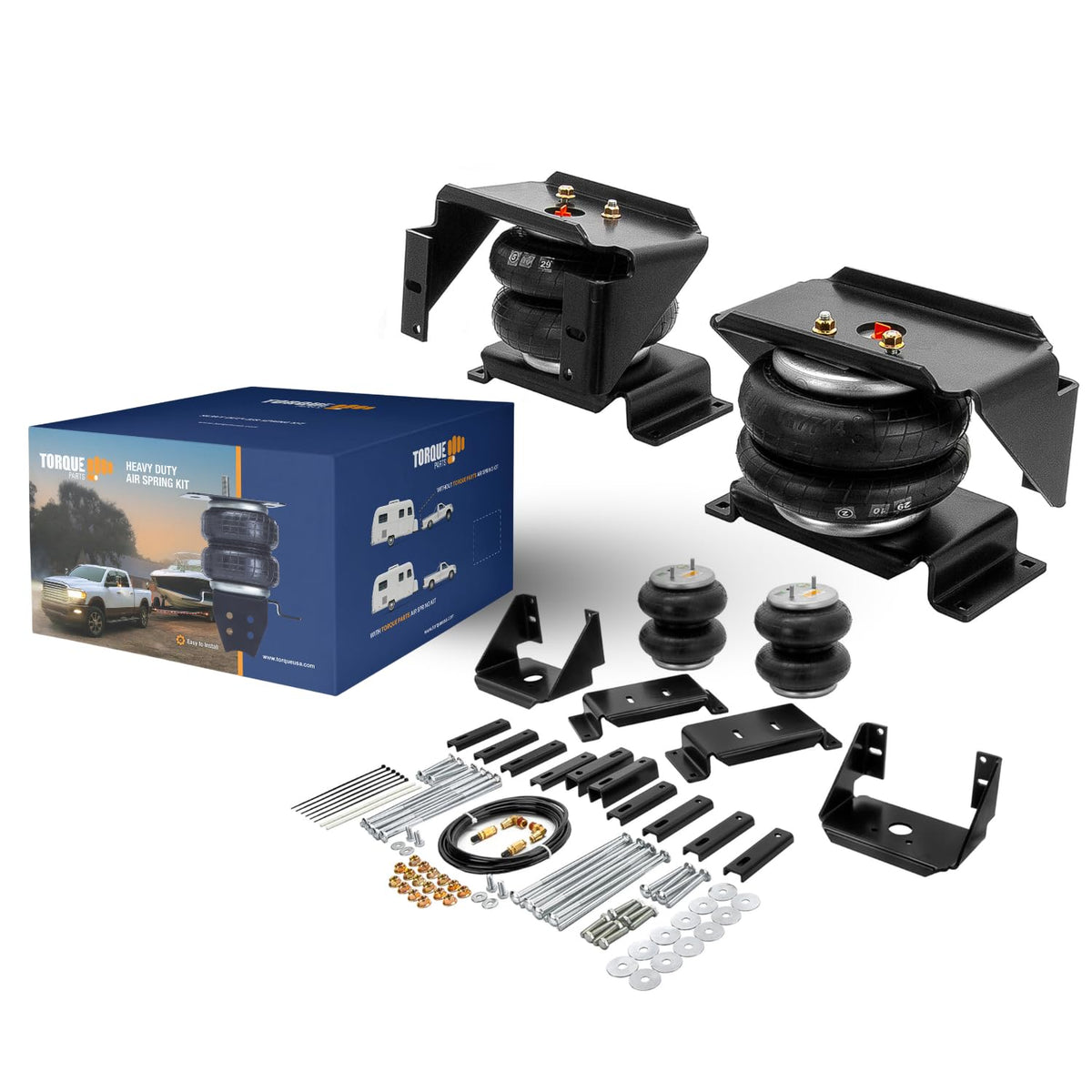 Air Spring Bag Suspension Kit for 1999-2026 F550 Cab Chassis