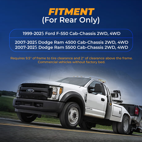 Air Suspension Kit for 1999-2025 Ford F550, 2007-2025 Ram 4500 Aftermarketus Air Helper Kits for Pick-up(s)