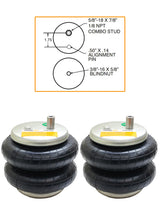 Air Bag Spring Suspension Kit Replaces Ride-Rite 2407 - AFTERMARKETUS Torque Air Helper Kits for Pick-up(s)