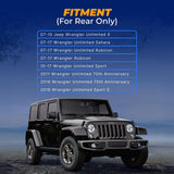 Rear Shock Absorber for 2007-2018 Jeep Wrangler JK (Replaces Rough Country 23144_A, KYB 344403) - 2 Pack