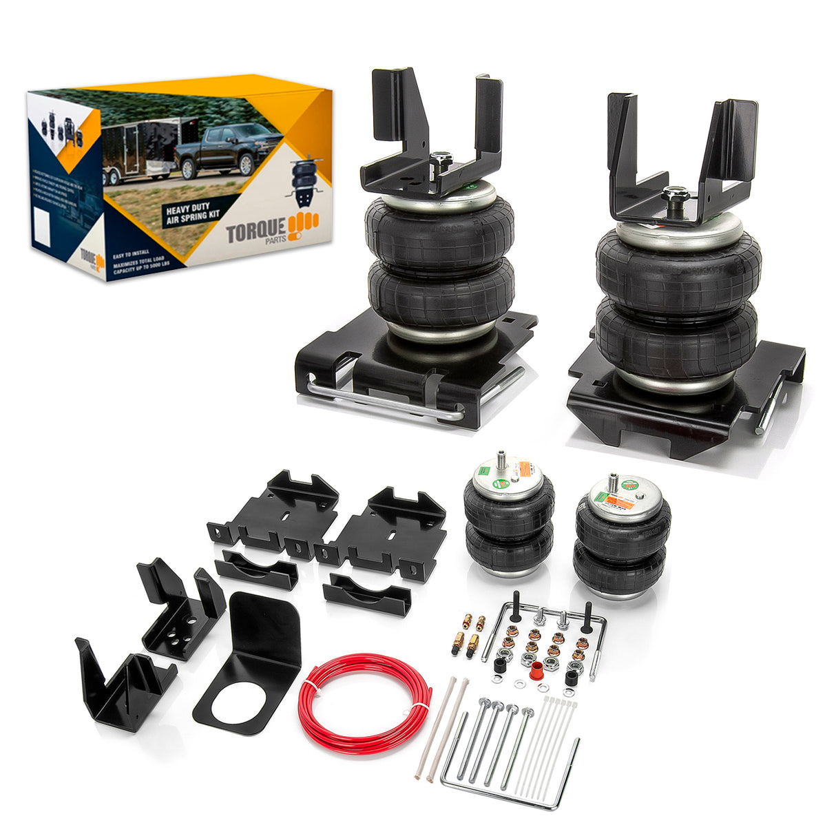 Air Spring Bag Suspension Kit for 2007-2018 Silverado 1500 - AFTERMARKETUS Torque Air Helper Kits for Pick-up(s)