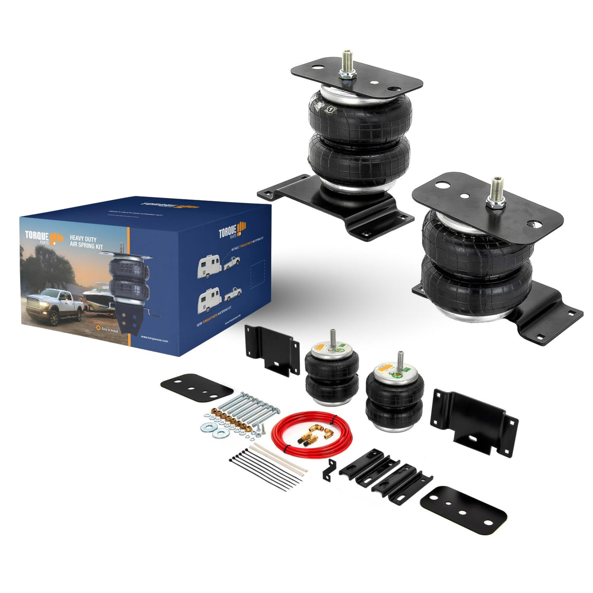 Air Spring Bag Suspension Kit for 2007-2021 Toyota Tundra | Up to 7500 Lbs