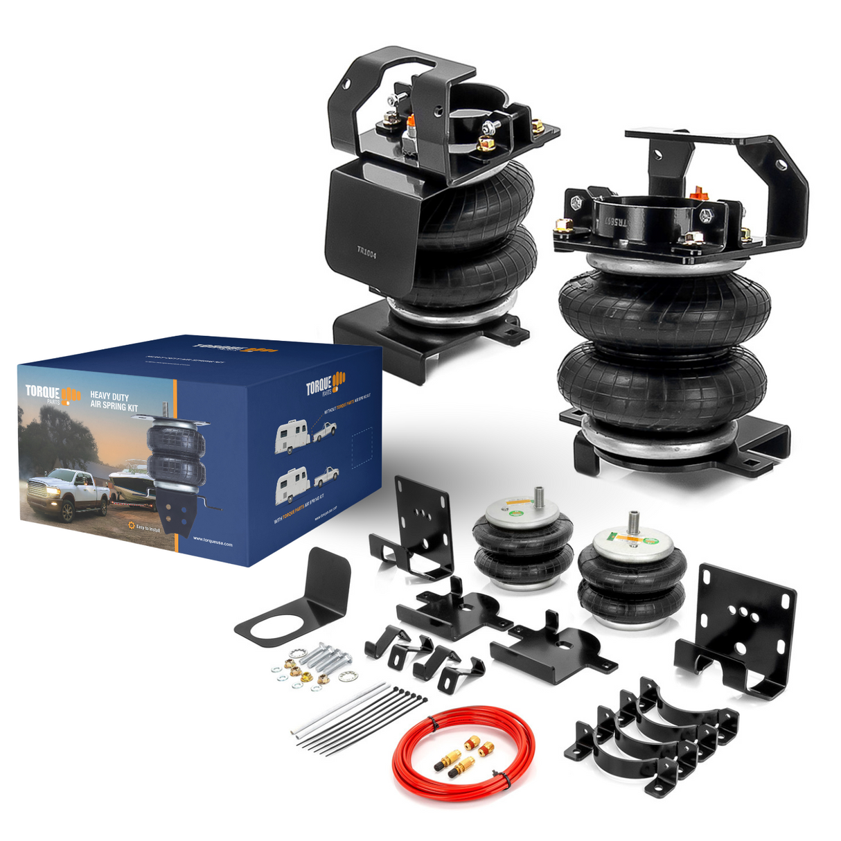 Air Bag Suspension Kit For 2011-2026 GMC Sierra 2500HD Works As Airlift 57338 57341