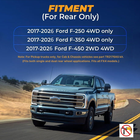 Air Spring Bag Suspension Kit for 2017-2026 Ford F250 F350 F450 | Replacement 2625 Ride-Rite
