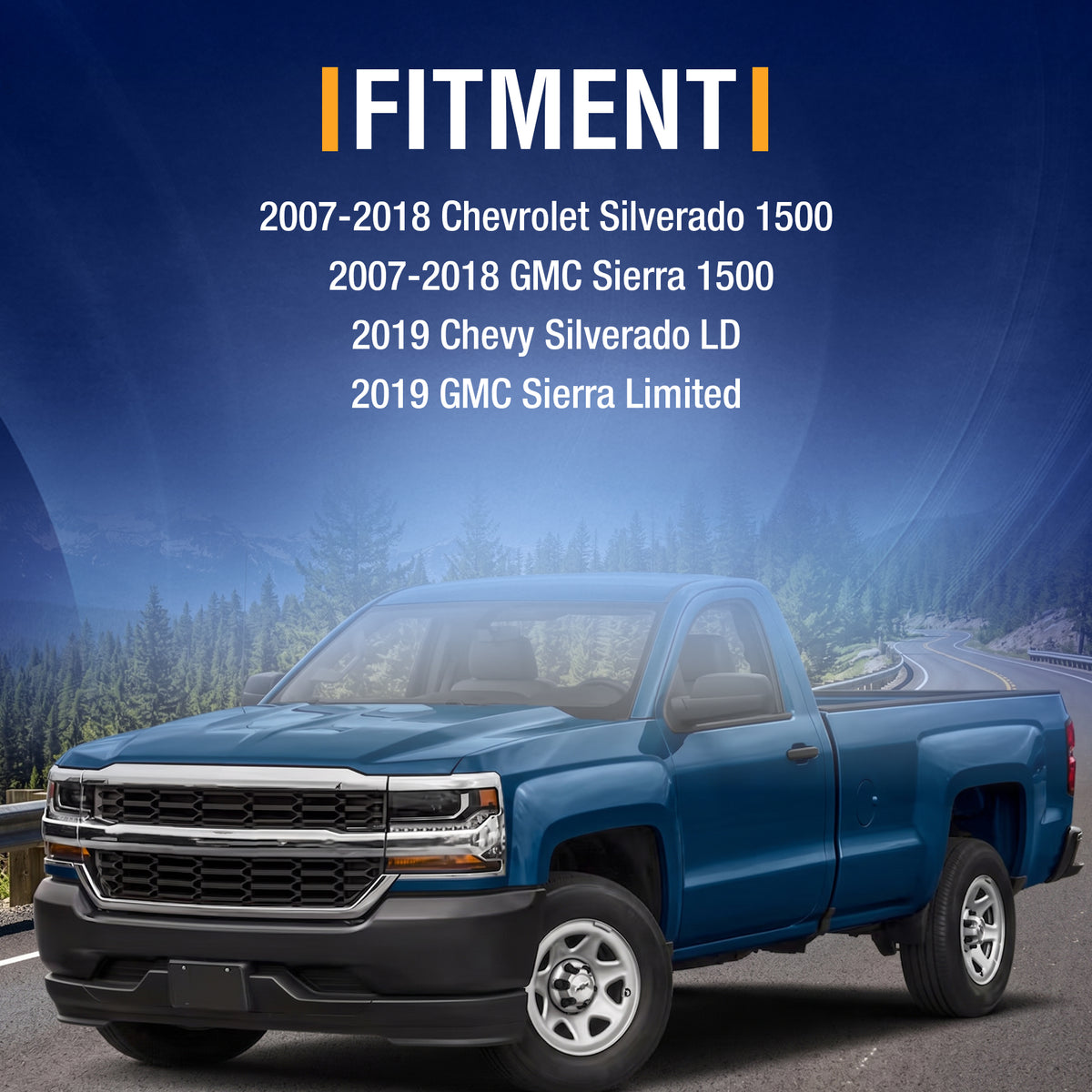 Rear Leaf Spring Mount for 2007-2019 Chevrolet Silverado GMC Sierra 1500