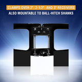 Universal Hitch Mounted Mud Flaps for Trucks, RVs & Trailers - No Drilling - Size 15"