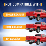 Universal Hitch Mounted Mud Flaps for Trucks, RVs & Trailers - No Drilling - Size 15"