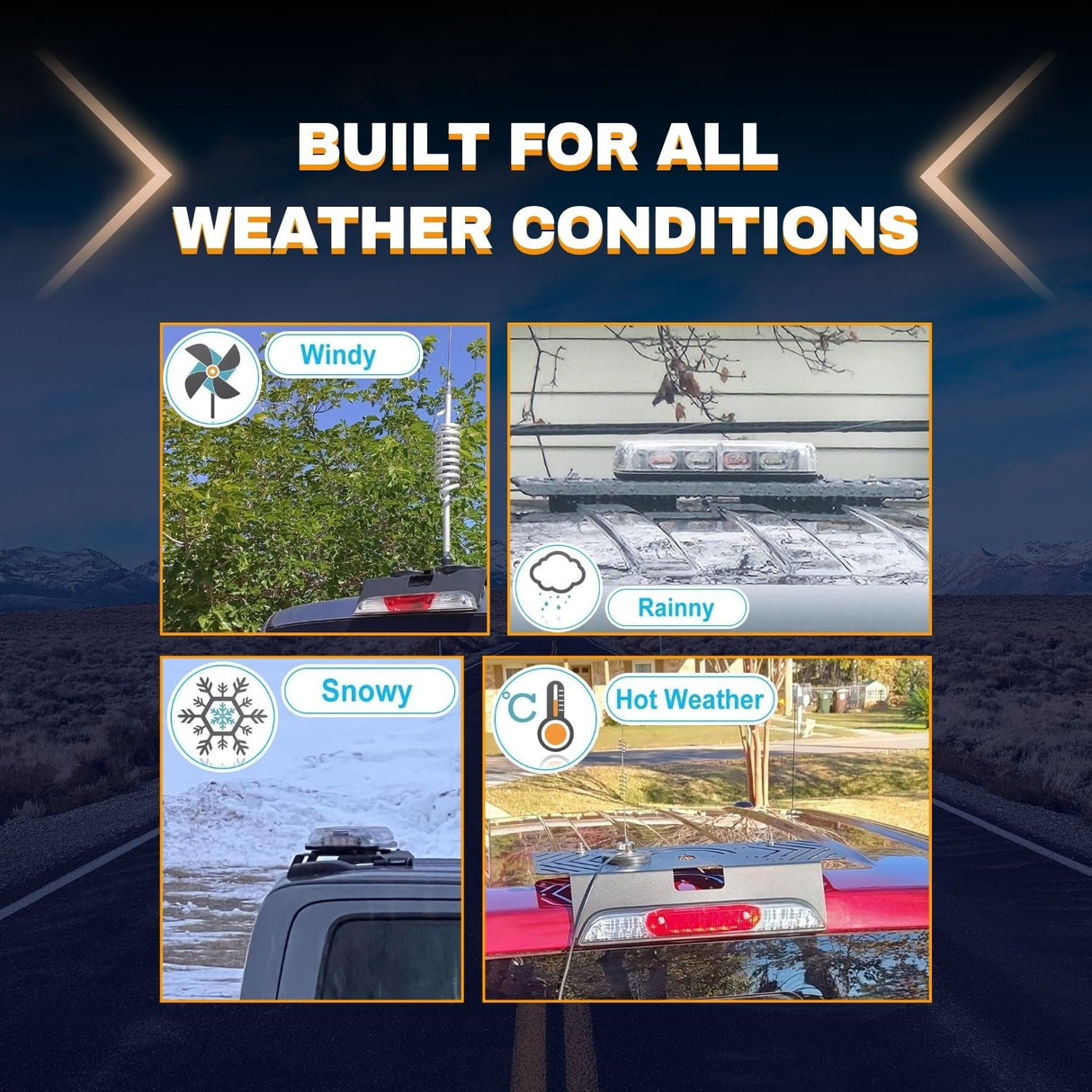 Metal Light Bar Mount for 2015-2025 Ford F-150 and 2017-2025 F-250