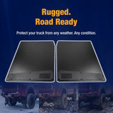 Heavy Duty Mud Flaps for Ford Chevrolet Dodge Dually Trucks | USA Flag | Stainless Steel
