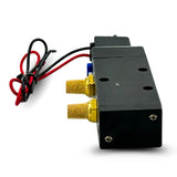 4-Way Electronic Solenoid Valve | Replacement Velvac 320131 Stainless Steel | Air-Piloted Assist Aftermarketus Valves