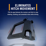 3 Inch Trailer Hitch Stabilizer Clamp | Heavy Duty Anti-Rattle Device for 3” Receiver Hitches