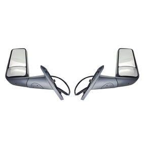 Door Side Mirror for 2018-2024 Freightliner Cascadia | Replacement A22-73907-006 A2273907007 | Heated | Pair Aftermarketus Mirrors and Covers