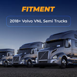 Bumper Cover w/o Fog Light Hole for 2018+ Volvo VNL -Chrome - AFTERMARKETUS Torque Bumpers