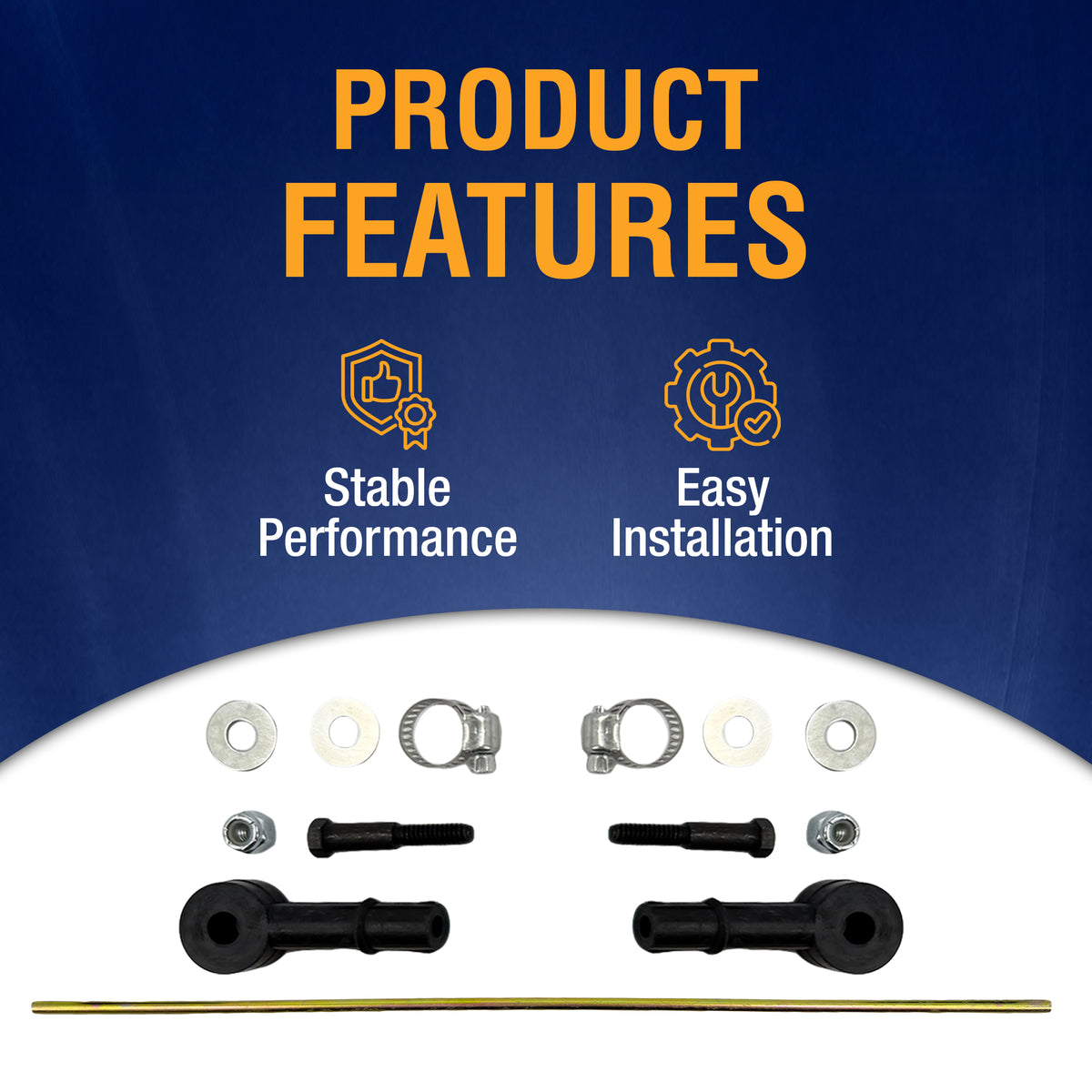 18" Adjustable Suspension Linkage Kit for Height Control Valve | Fits Neway 90054007 Series Aftermarketus Valves