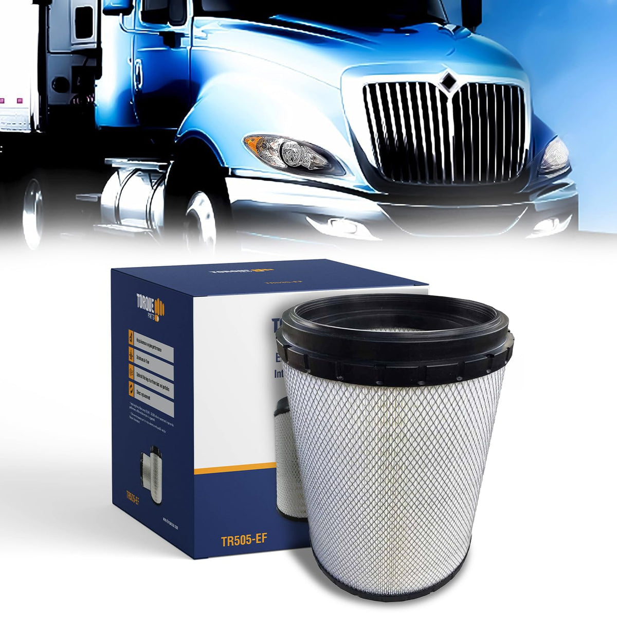 Engine Air Filter for IHC/Navistar & IC Bus Models | Replacement RS4862 49088 AF26103 Aftermarketus Air Filters