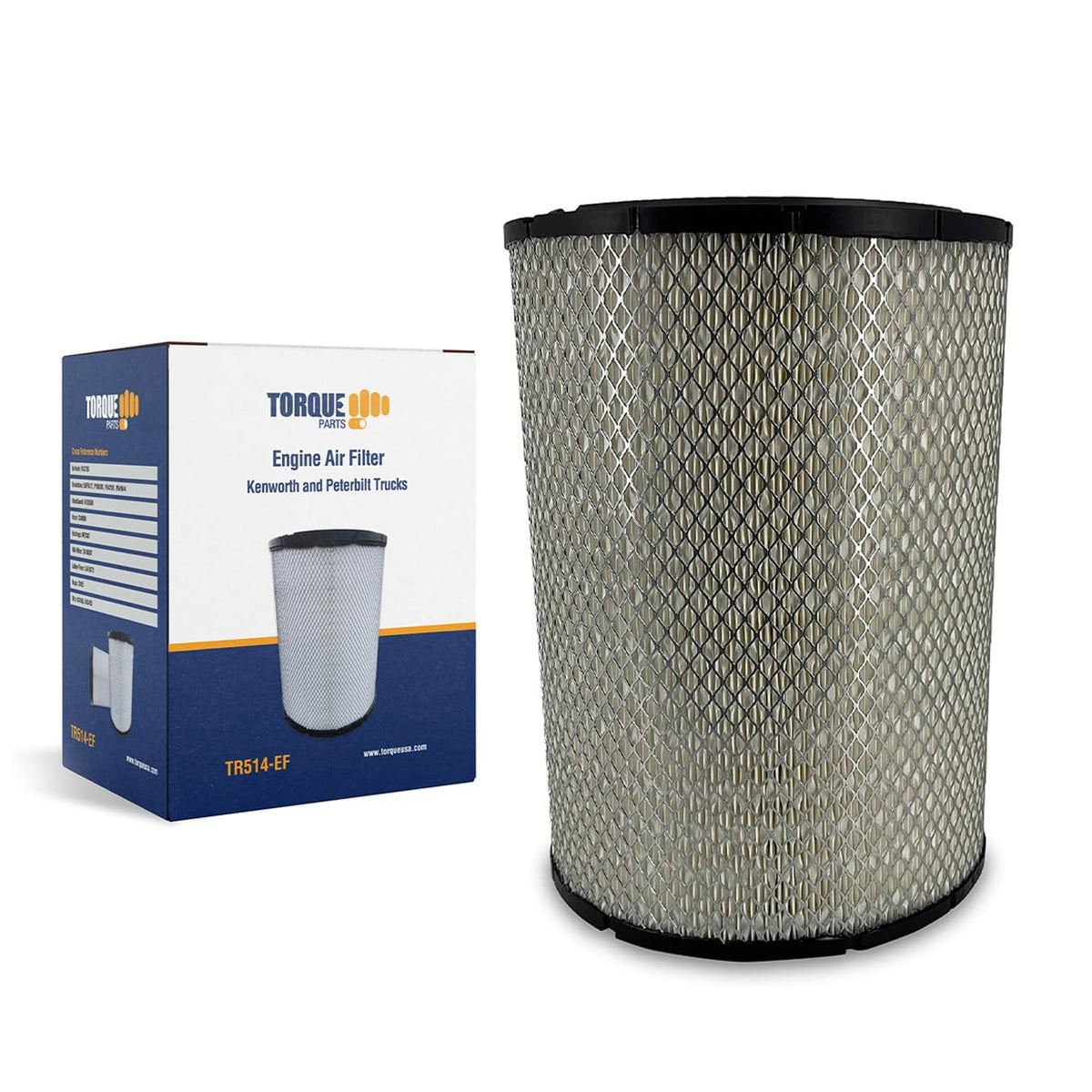 Engine Air Filter for Kenworth C500 Peterbilt 387 | Replacement EAF5107 42455 RS3750 Aftermarketus Air Filters