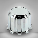 33mm Lug Nut Rear Axle Wheel Cover for Semi Trucks- Chrome - Aftermarketus Torque Lug Nut & Wheel Axle Covers