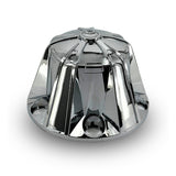 33mm Screw-on Front and Rear Axle Wheel Lug Nut Cover Set | Starlight Chrome | with Removal Tool