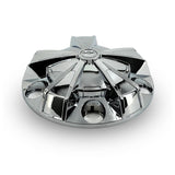 33mm Screw-on Front and Rear Axle Wheel Lug Nut Cover Set | Starlight Chrome | with Removal Tool