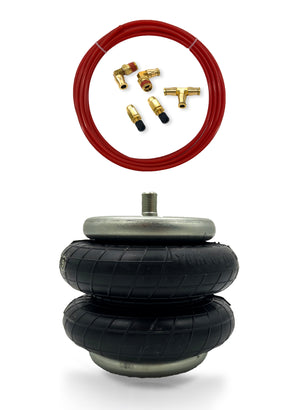 Air Spring with Air Line Kit (Replaces Firestone 6766) Aftermarketus Pick Up Convoluted Air Springs