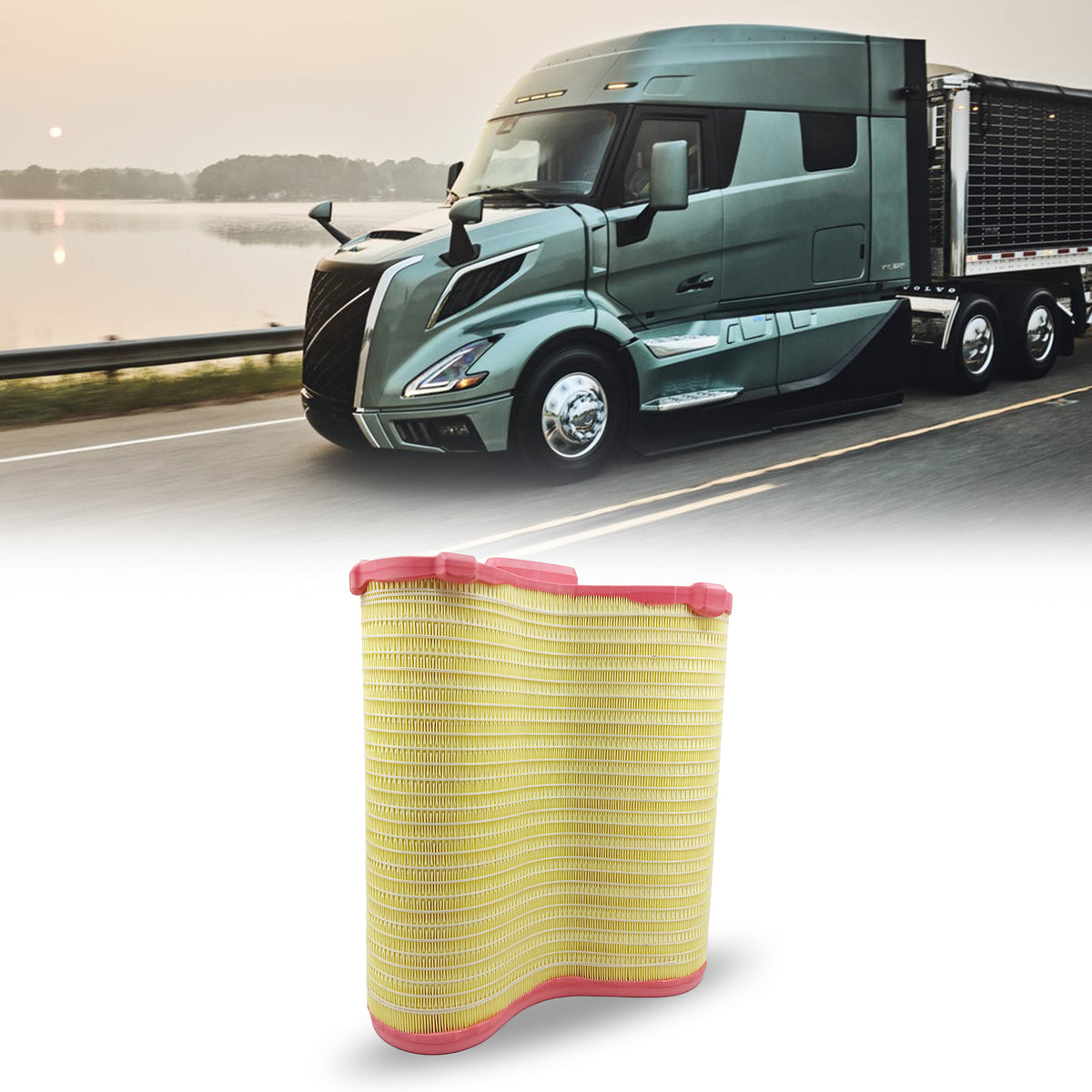 Engine Air Filter for Volvo VNL, VNM, VHD & Mack Granite, Pinnacle | Replacement 23883251
