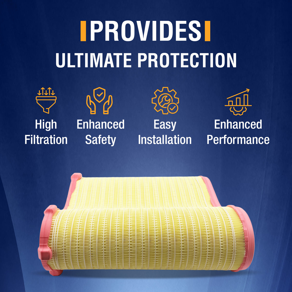 Engine Air Filter for Volvo VNL, VNM, VHD & Mack Granite, Pinnacle | Replacement 23883251