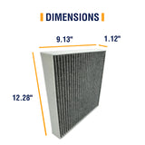 Heavy Duty Cabin Air Filter | Fits Cummins, Volvo & Detroit Engines | Replacement Baldwin PA4681