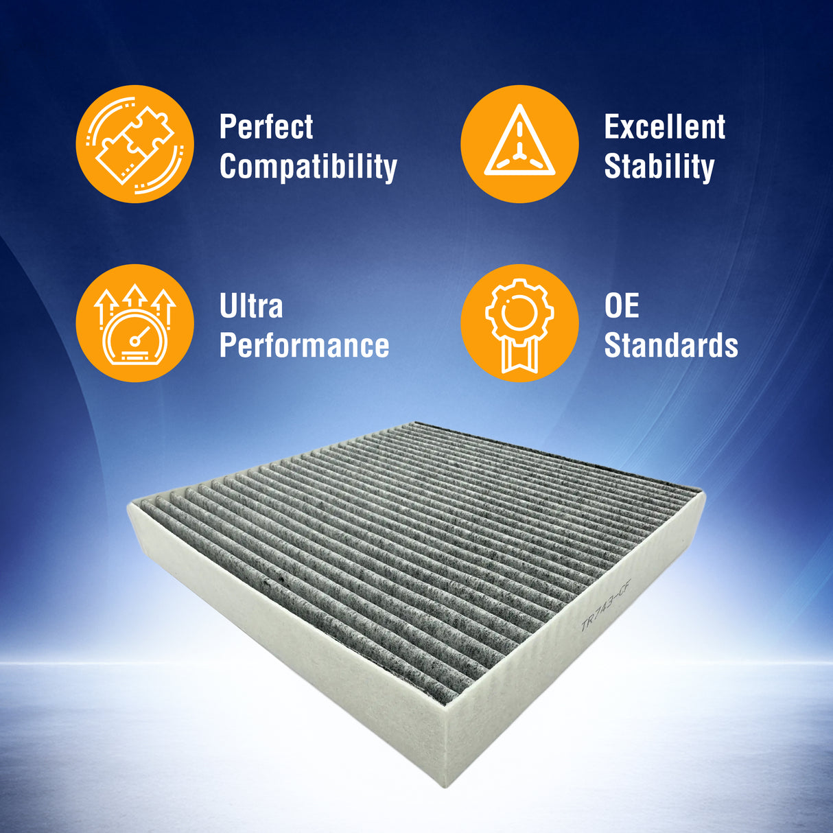 Heavy Duty Cabin Air Filter | Fits Cummins, Volvo & Detroit Engines | Replacement Baldwin PA4681