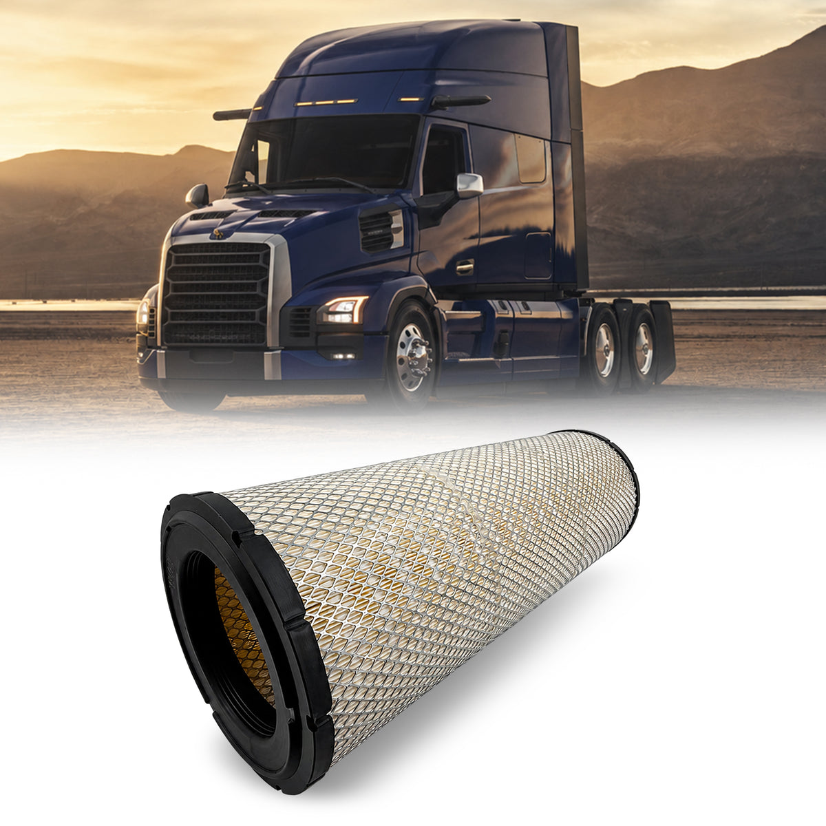 Engine Air Filter for Mack Anthem Pinnacle Granite | Replacement AF26363 RS4634 42808