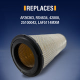 Engine Air Filter for Mack Anthem Pinnacle Granite | Replacement AF26363 RS4634 42808