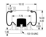 Trailer Air Spring Bag (Replaces Firestone W01-358-8204, Goodyear 1R12-522, Triangle 8484, Holland 905-57-173)