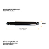 Pack of 6 Shock Absorber for Mack Trucks (Replaces Gabriel 83125 Mack 25625254)