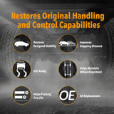 Heavy Duty Shock Absorber | Fits Mack CHN, CX, CXN, Volvo VN, VNL, VT, Powerhouse Coach, Renegade RV