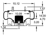 Trailer Air Spring Bag Replace Firestone 8729, W01-358-8729